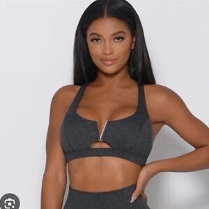 Bombshell Sportswear Charcoal victory sports bra